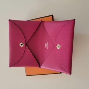 Hermes Calvi Card Holder